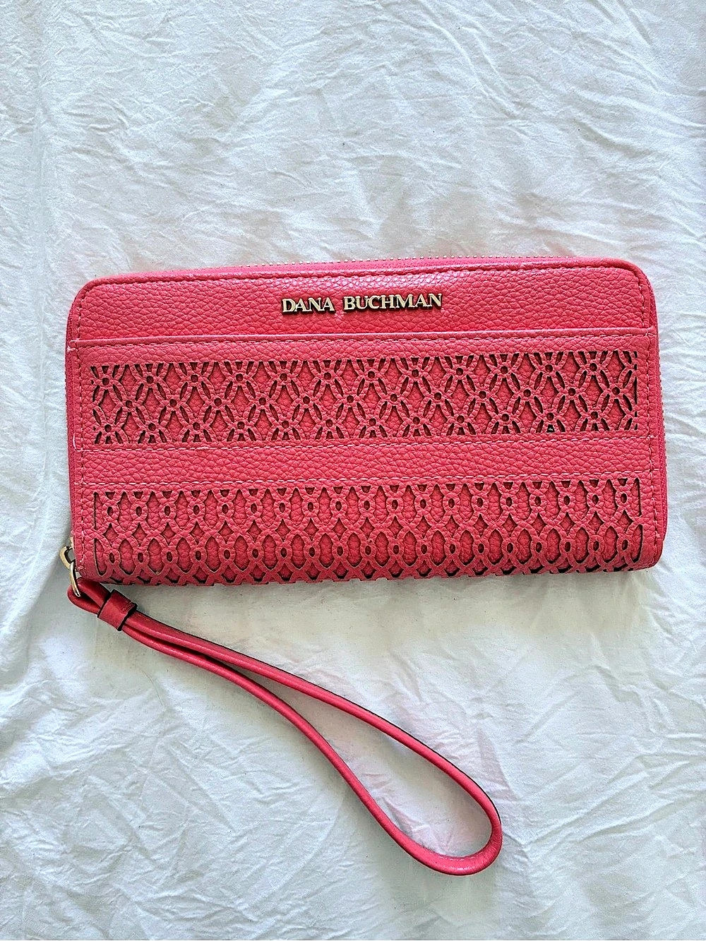 Dana Buchman Pink Wristlet Wallet